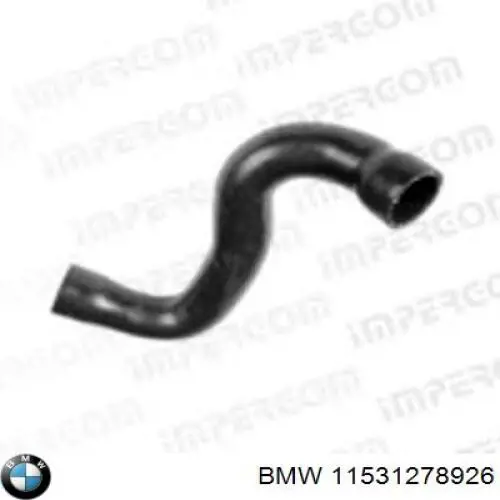 11531278926 BMW Шланг/патрубок радіатора охолодження, верхній
