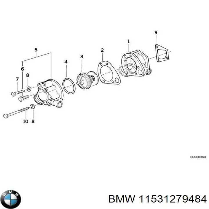  BMW 11531279484 ціна, від 6.27 USD