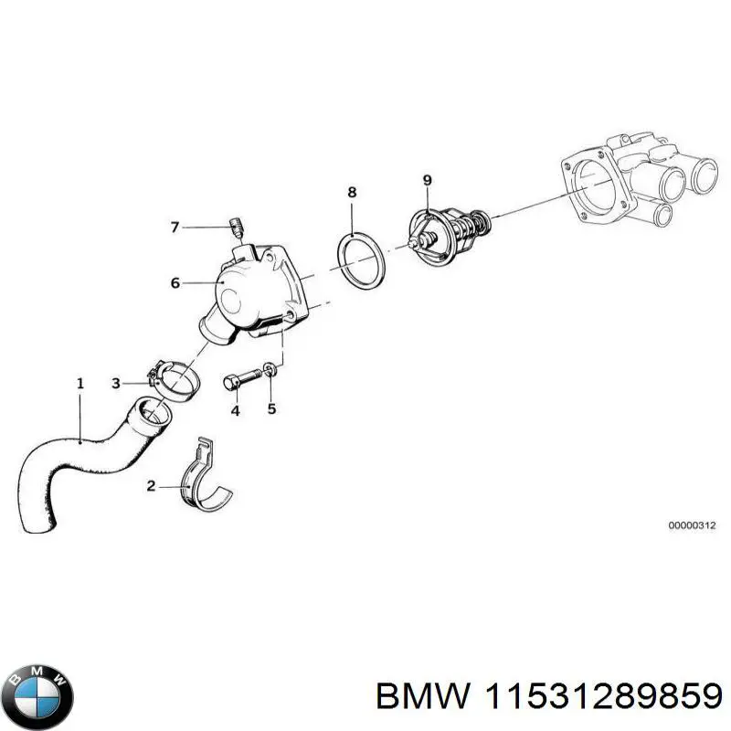  BMW 11531289859 ціна, від 58.04 USD