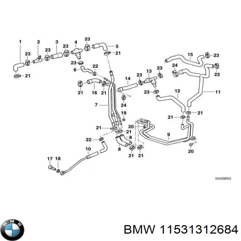  BMW 11531312684 ціна, від 35.39 USD