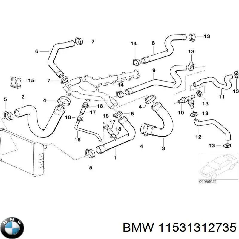  BMW 11531312735 ціна, від 57.77 USD