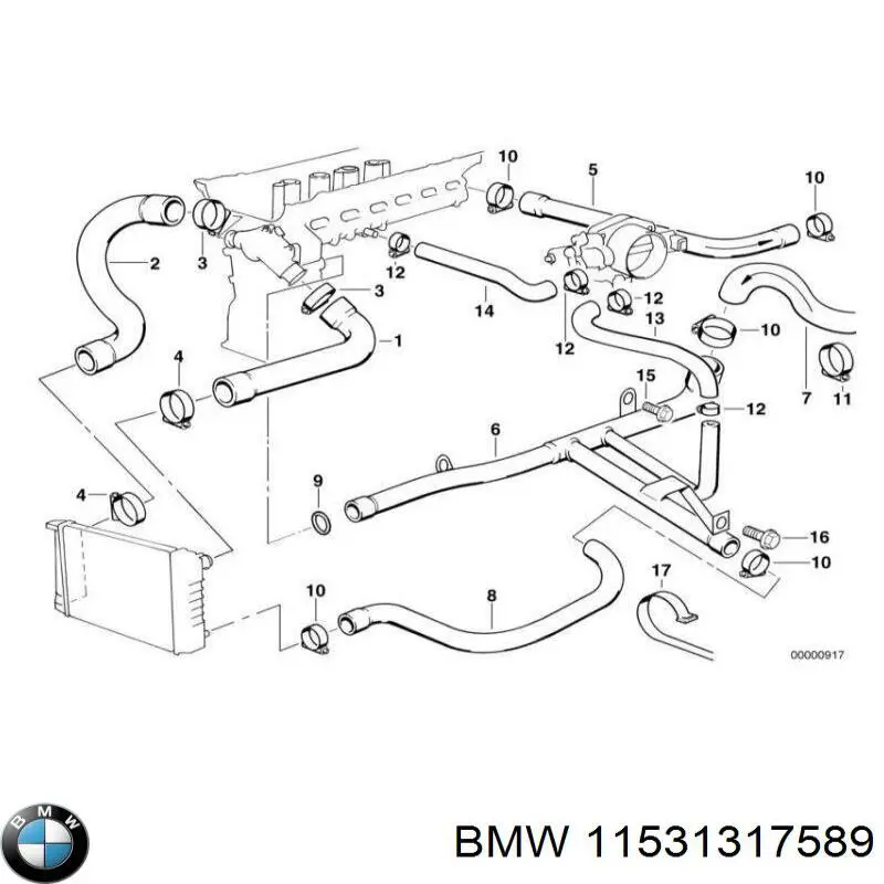  BMW 11531317589 ціна, від 35.60 USD
