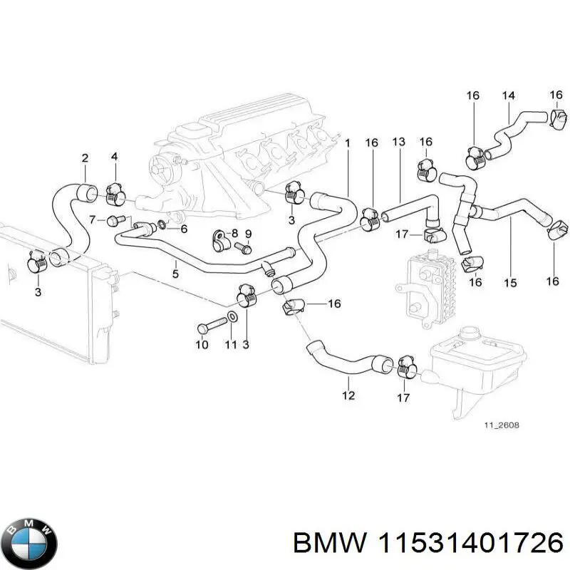  BMW 11531401726 ціна, від 48.31 USD