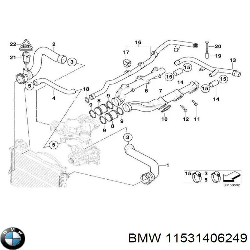  BMW 11531406249 ціна, від 1.92 USD