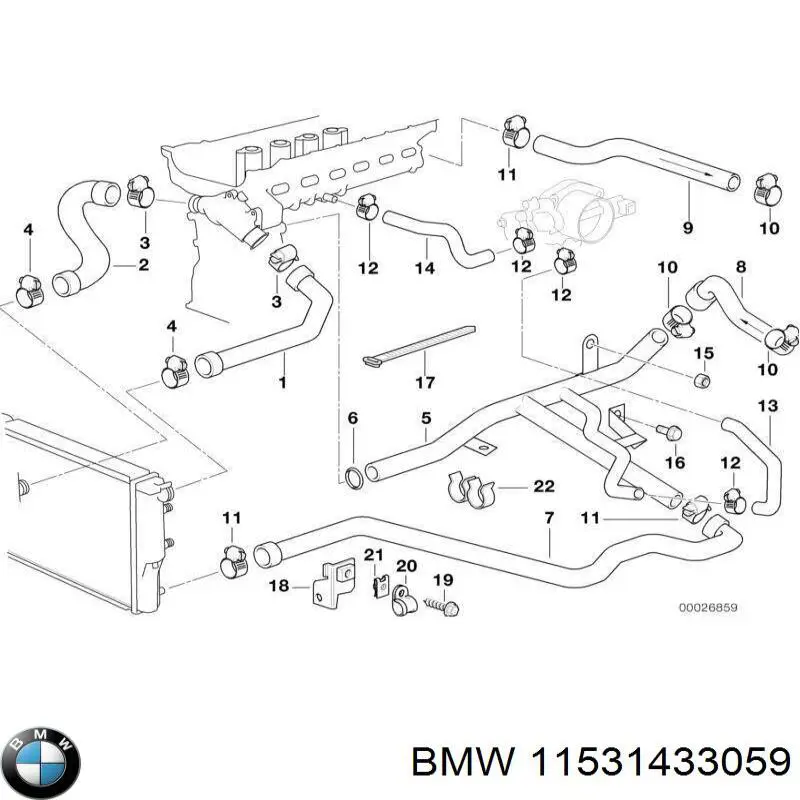 Купити 11531433059 BMW 