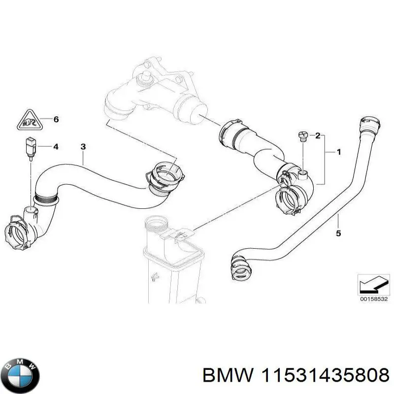 Прокладка кришки горловини, маслозаливної BMW 11531435808 ціна, від 2.63 USD