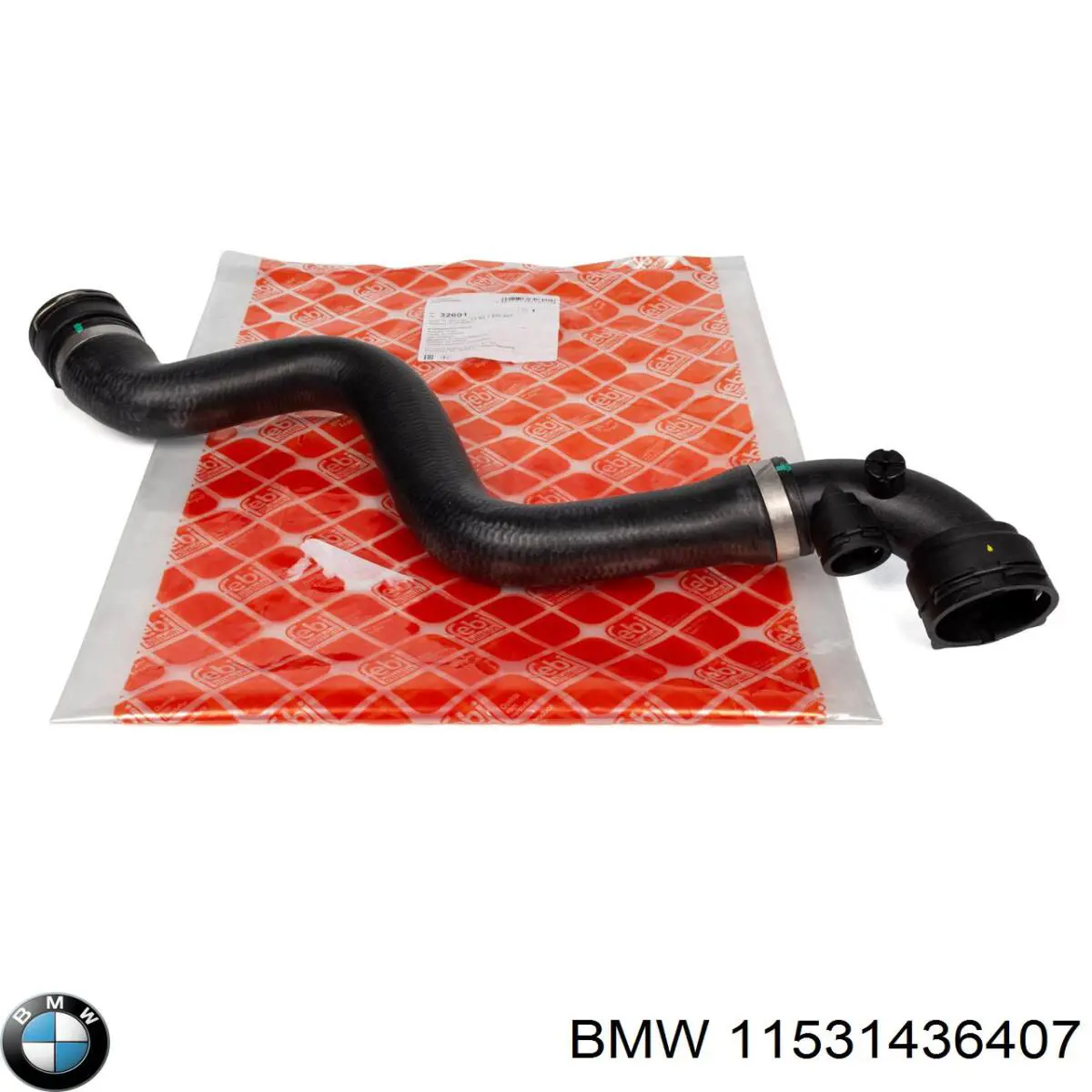 Патрубок системи охолодження BMW 11531436407 ціна, від 21.74 USD