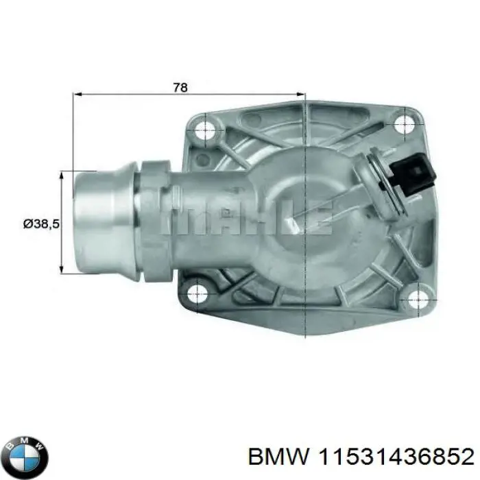 Автомобільний термостат BMW 11531436852 ціна, від 101.33 USD