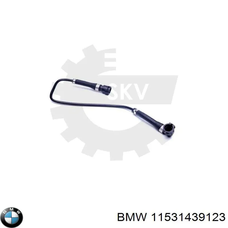 11531439123 BMW Шланг розширювального бачка, верхній