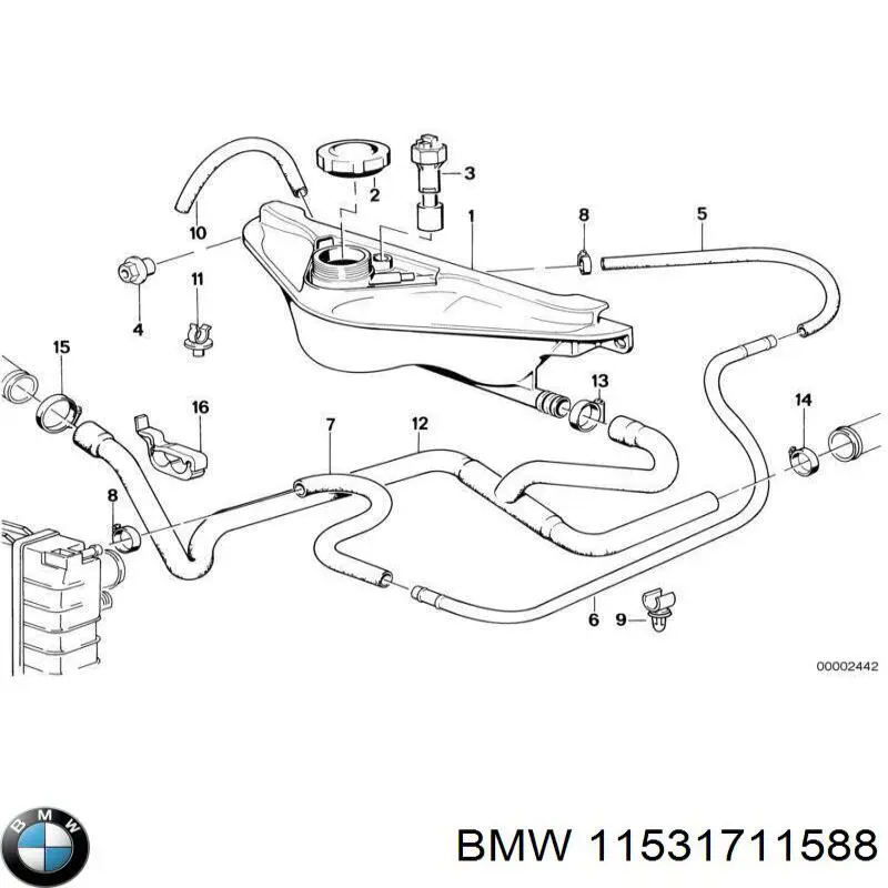  BMW 11531711588 ціна, від 57.51 USD