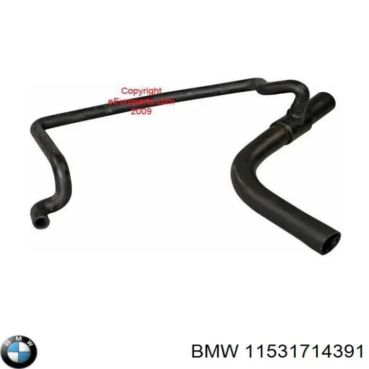 Патрубок системи охолодження BMW 11531714391 ціна, від 50.72 USD