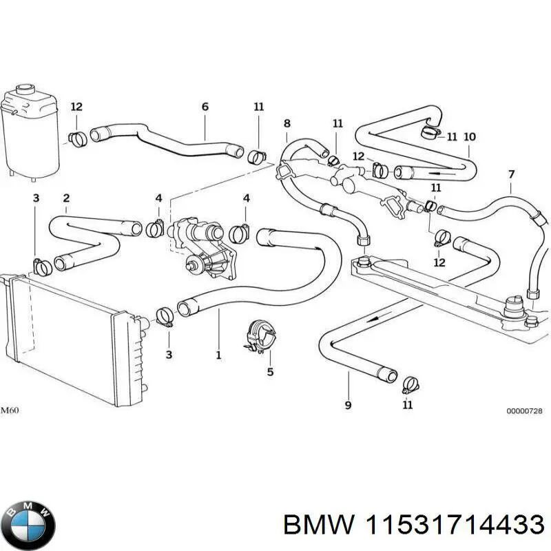 11531714433 BMW 