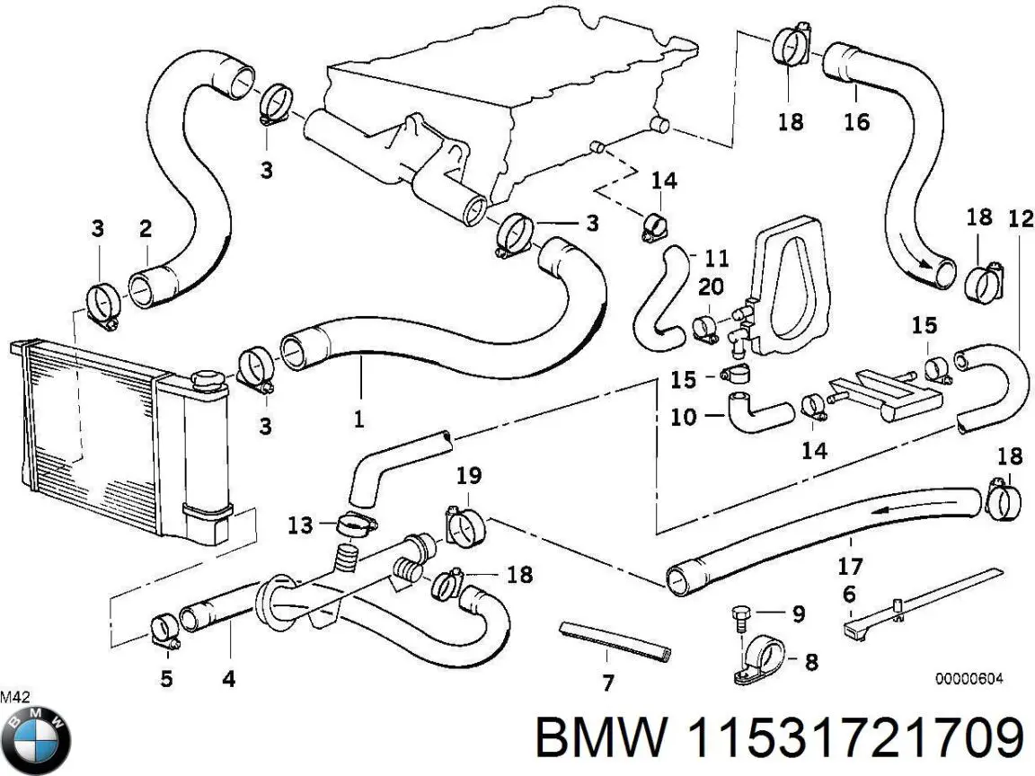  11531721709 BMW