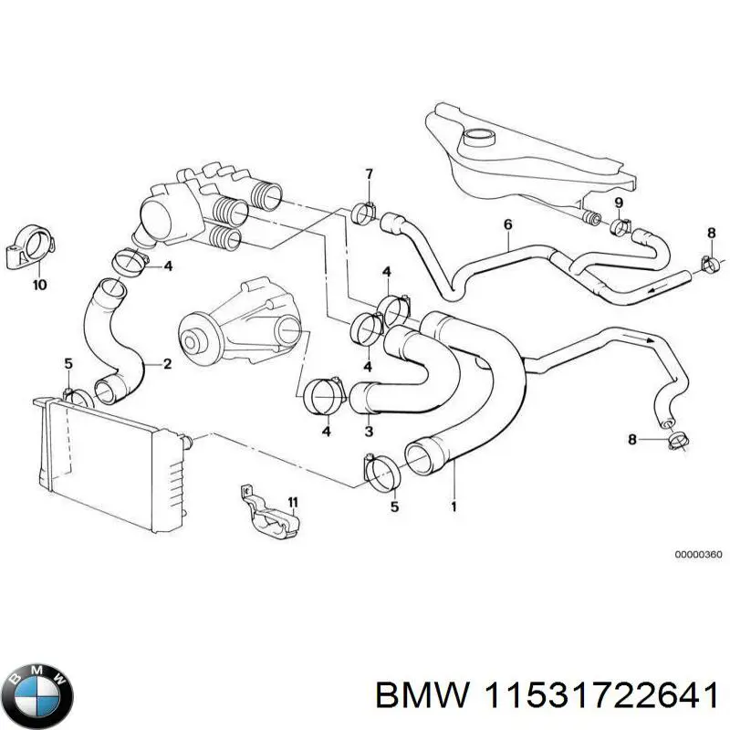  BMW 11531722641 ціна, від 200.75 USD