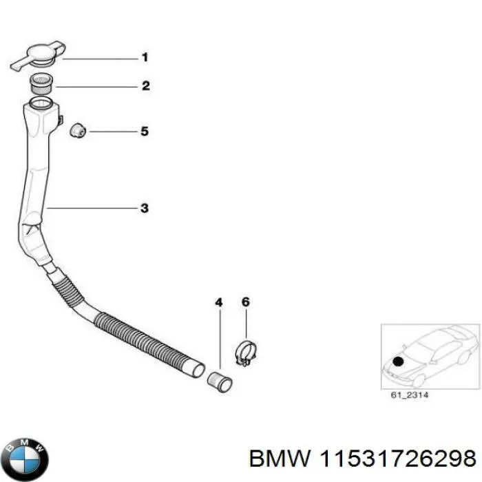  11531726298 BMW