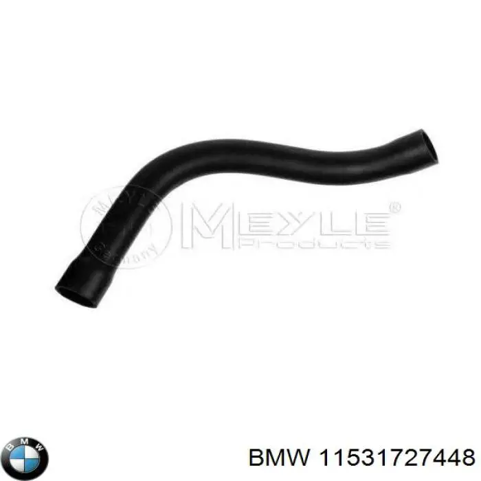 Шланг/патрубок радіатора охолодження, верхній 11531727448 BMW