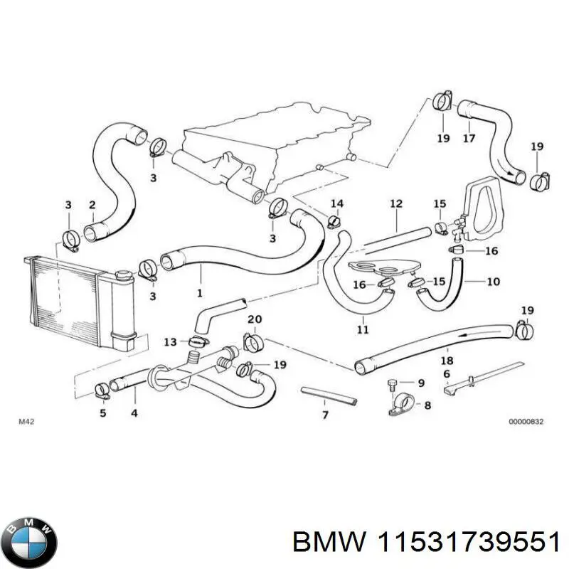  11531739551 BMW