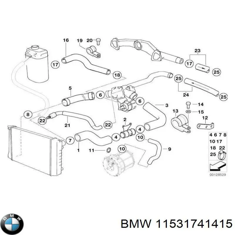  11531741415 BMW