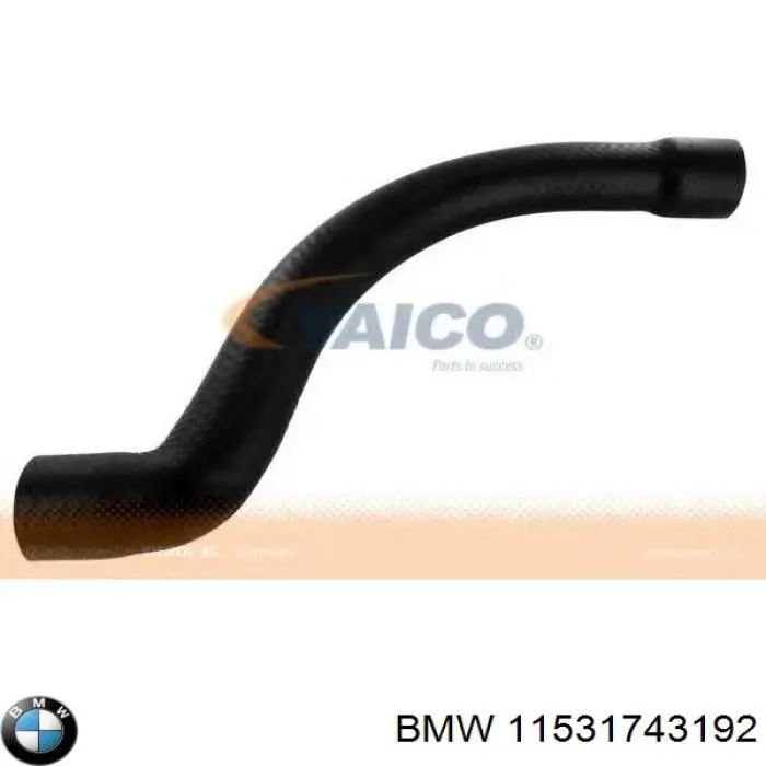 11531743192 BMW Шланг/патрубок радіатора охолодження, верхній