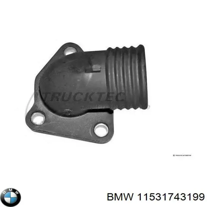 Фланець системи охолодження (трійник) BMW 11531743199 ціна, від 4.71 USD
