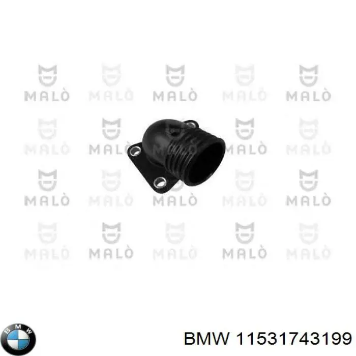 Купити 11531743199 BMW Фланець системи охолодження (трійник)