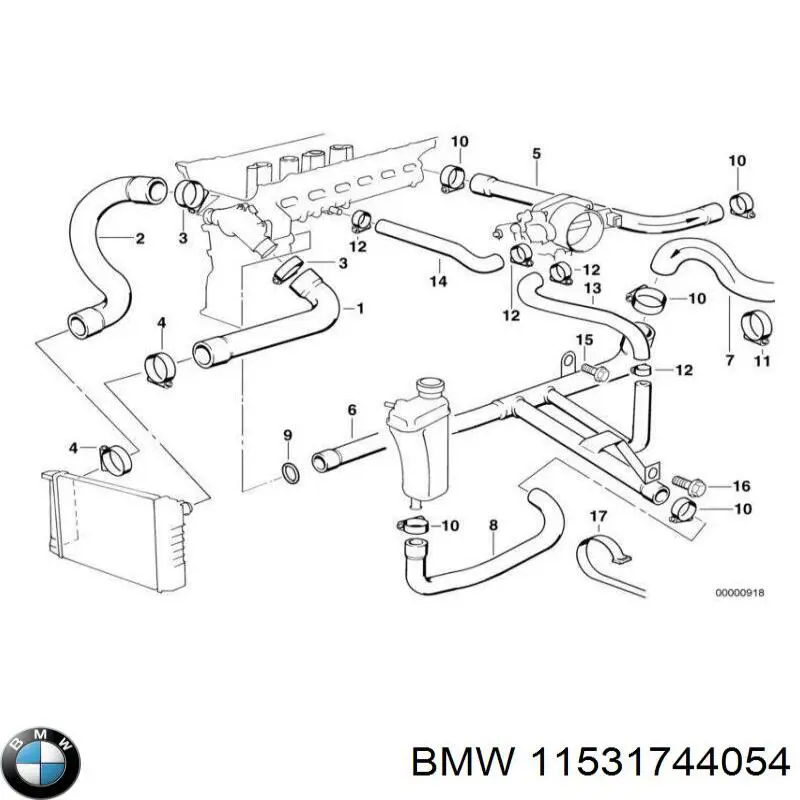 Купити 11531744054 BMW 