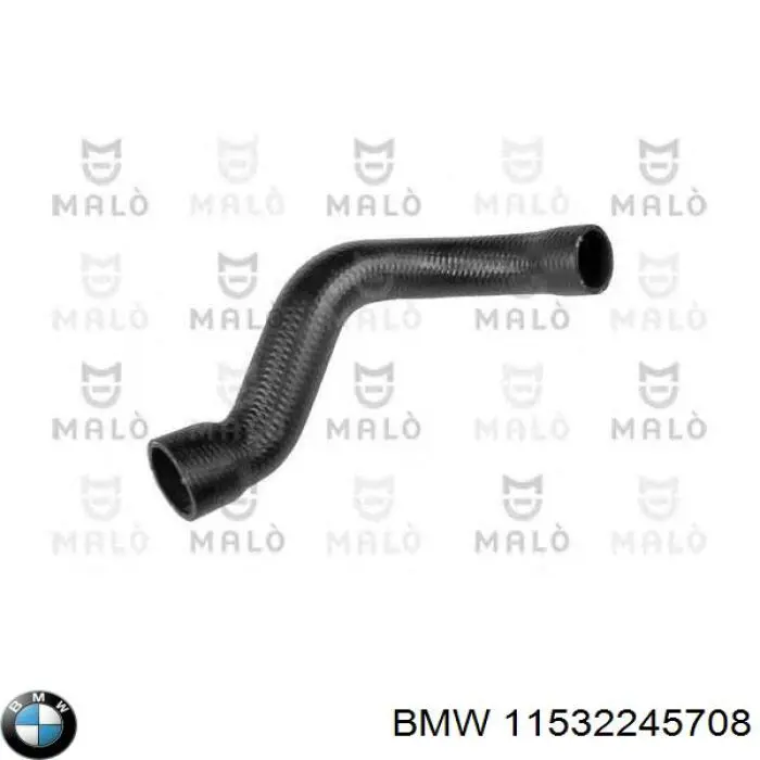 Шланг/патрубок радіатора охолодження, нижній 11532245708 BMW