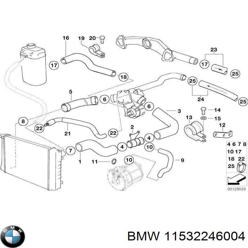 Купити 11532246004 BMW 