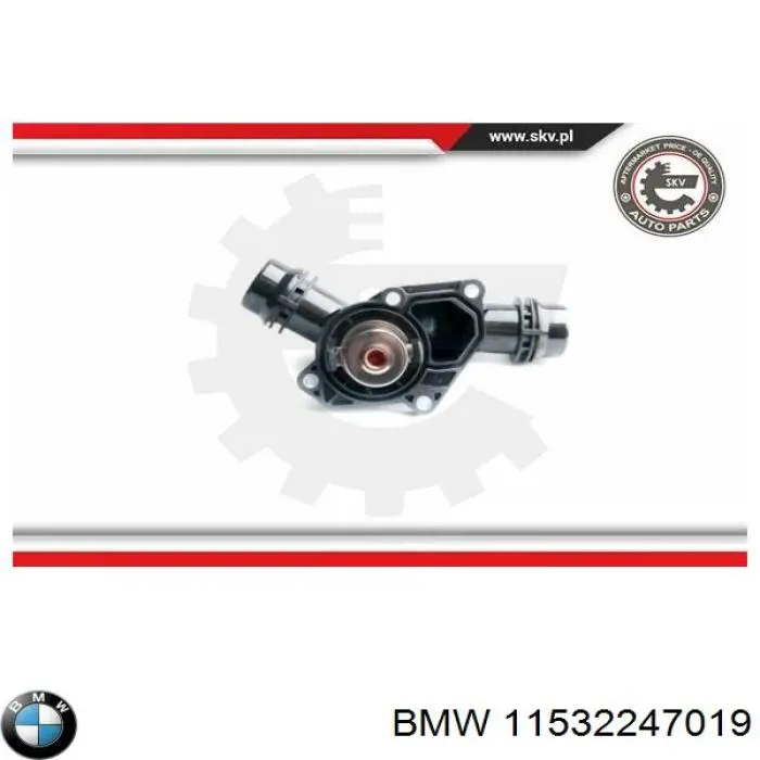Купити 11532247019 BMW Термостат в корпусі