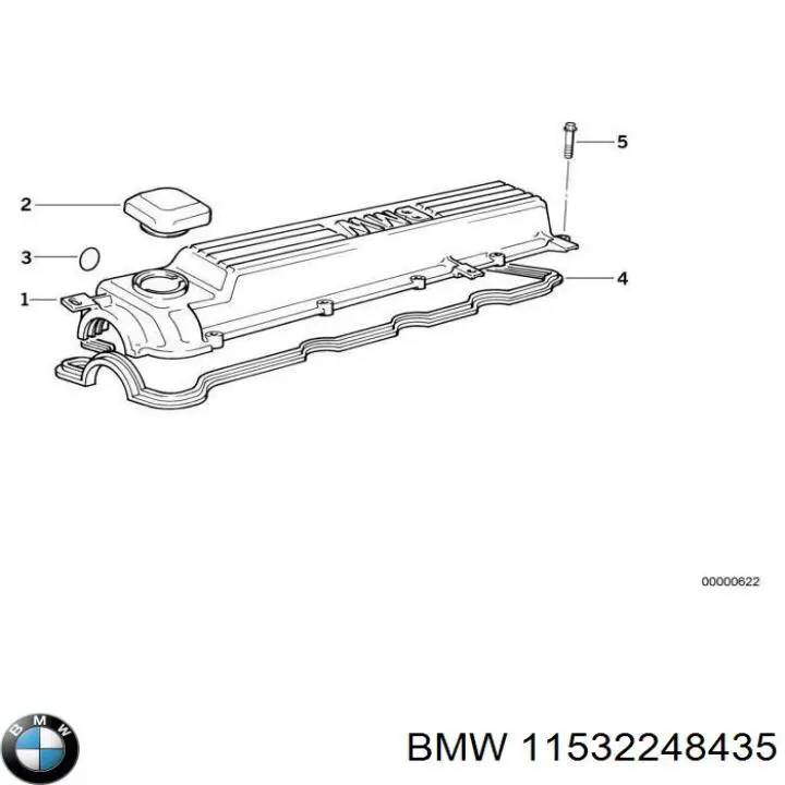 Купити 11532244653 BMW Прокладка холодильника EGR системи рециркуляції газів