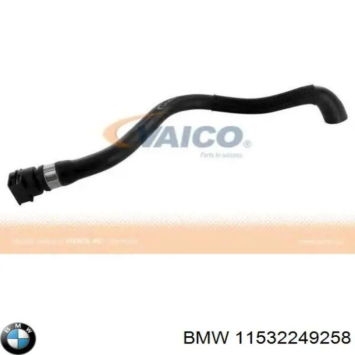 Шланг/патрубок радіатора охолодження, верхній BMW 11532249258 ціна, від 25.33 USD