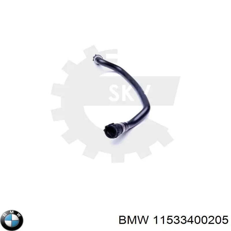 Шланг розширювального бачка, нижній BMW 11533400205 ціна, від 22.71 USD