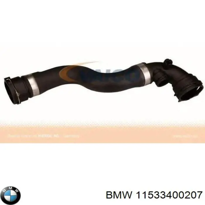 Шланг/патрубок радіатора охолодження, верхній BMW 11533400207 ціна, від 22.09 USD