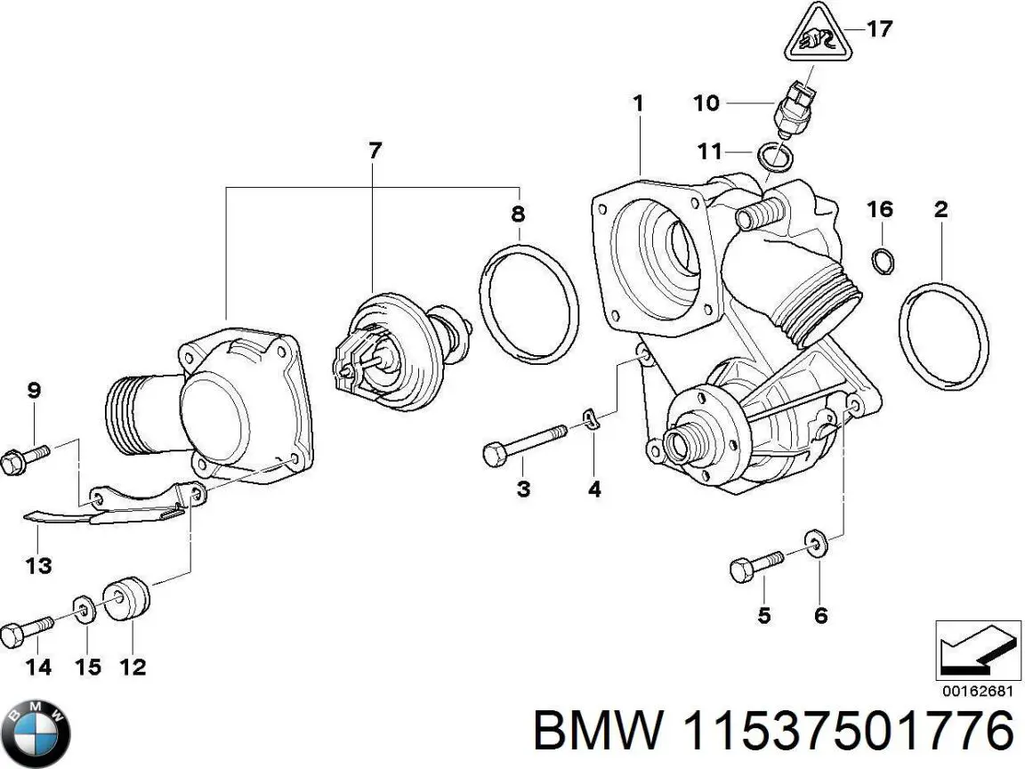  BMW 11537501776 ціна, від 2.24 USD