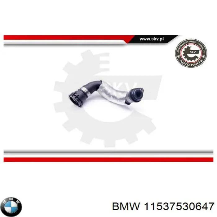 Шланг (патрубок) термостата BMW 11537530647 ціна, від 13.86 USD