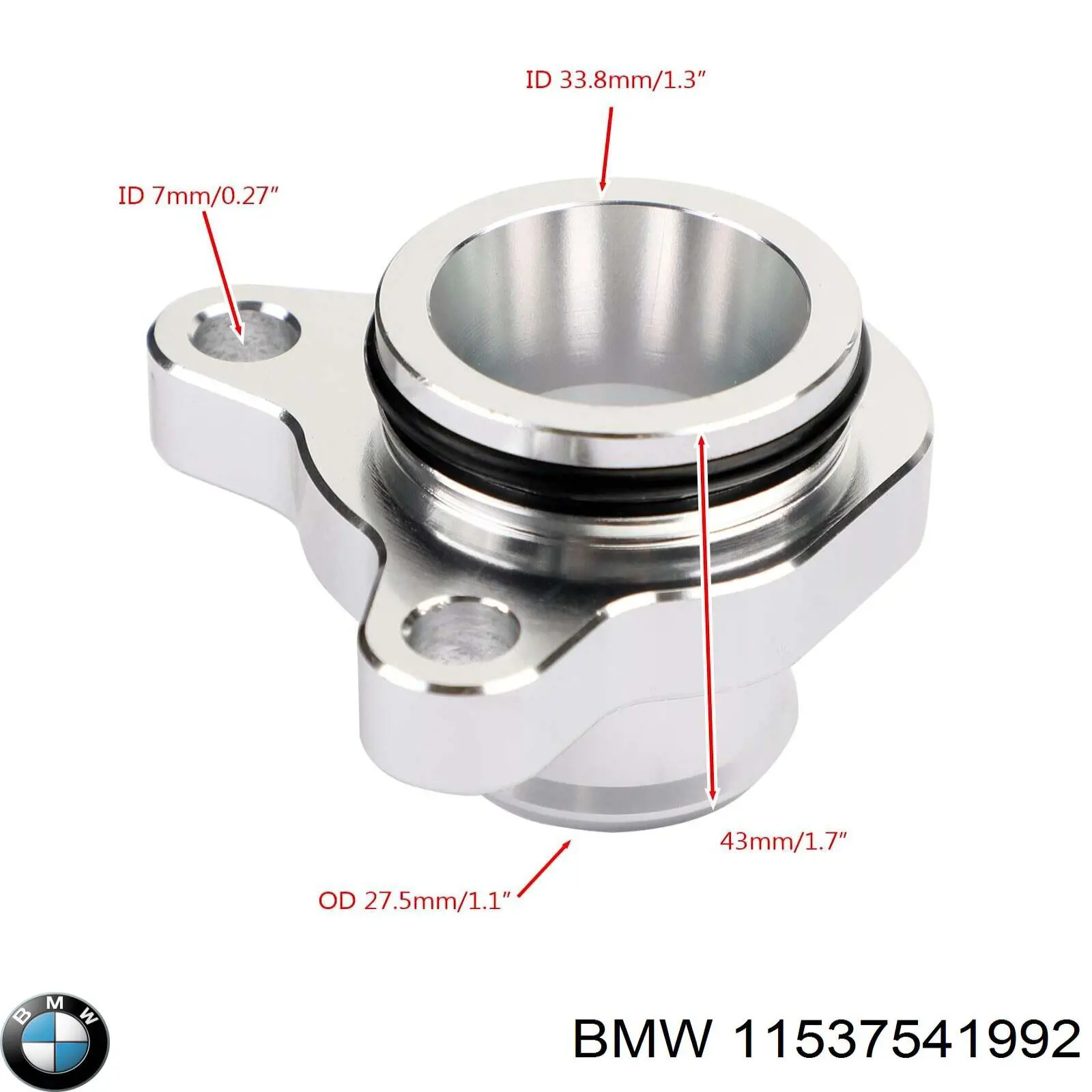11537541992 BMW Шланг термостата
