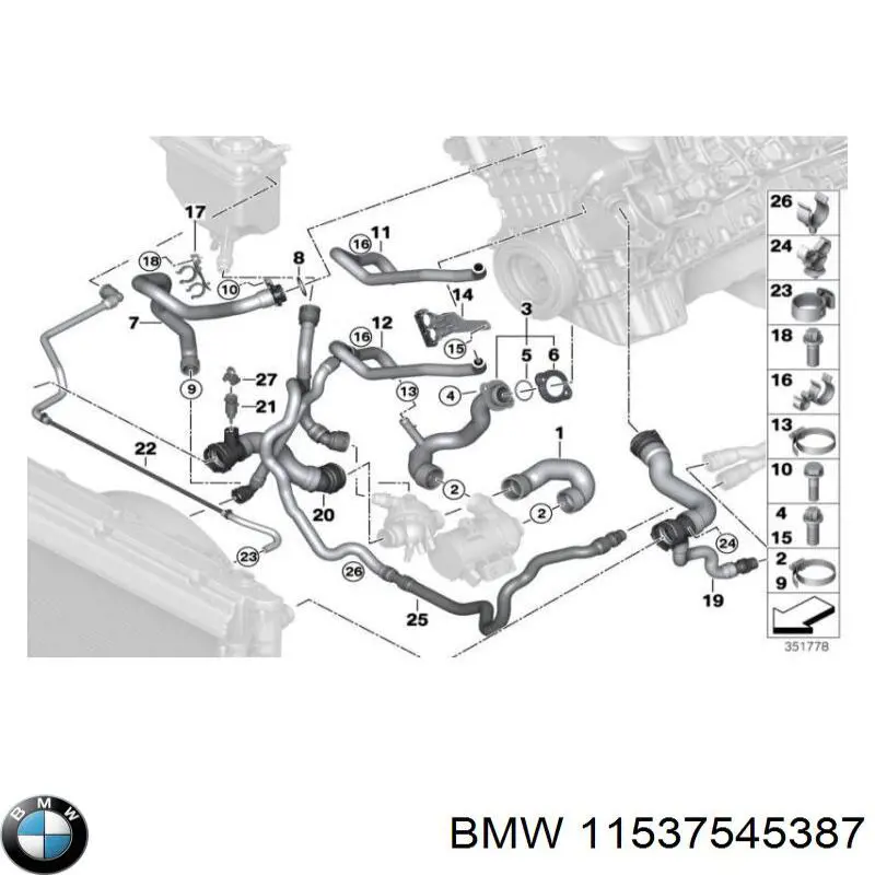 11537545387 BMW 