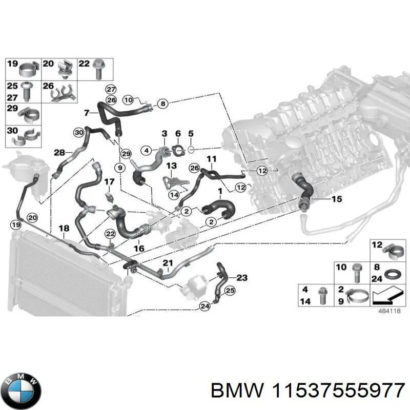  BMW 11537555977 ціна, від 12.67 USD