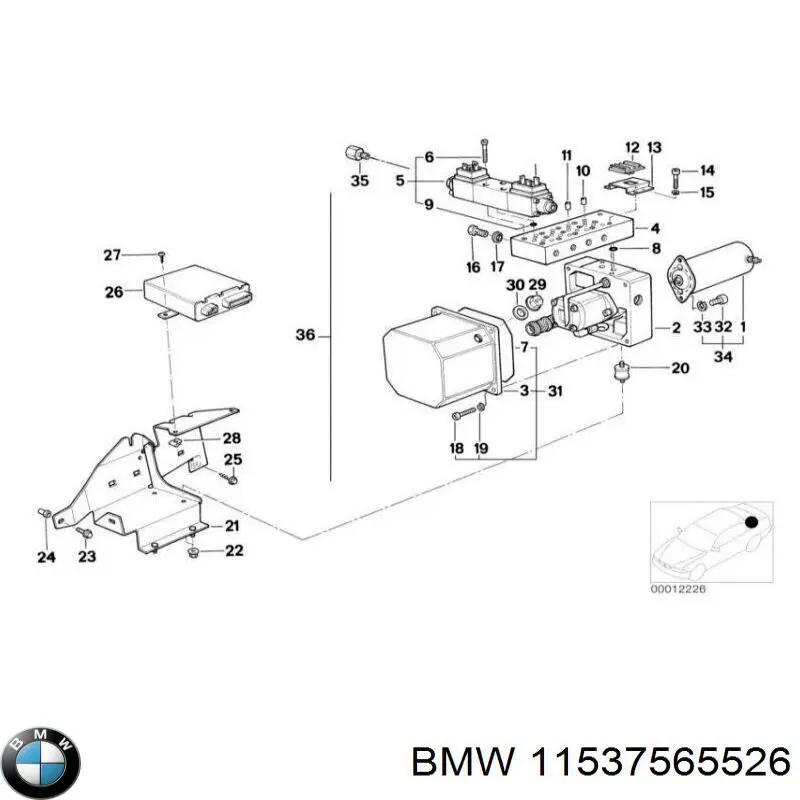  BMW 11537565526 ціна, від 2.76 USD