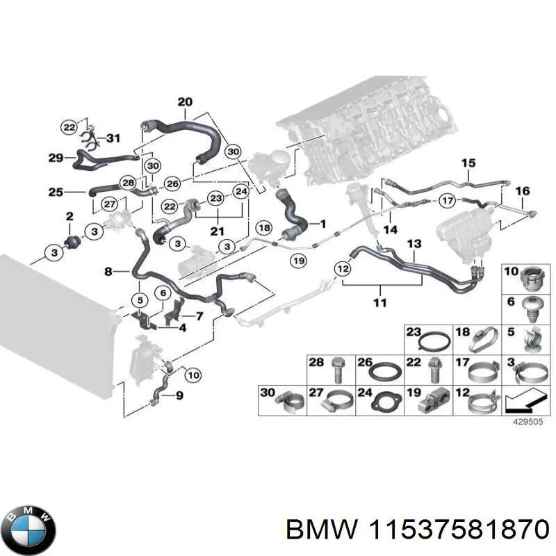 11537581870 BMW 