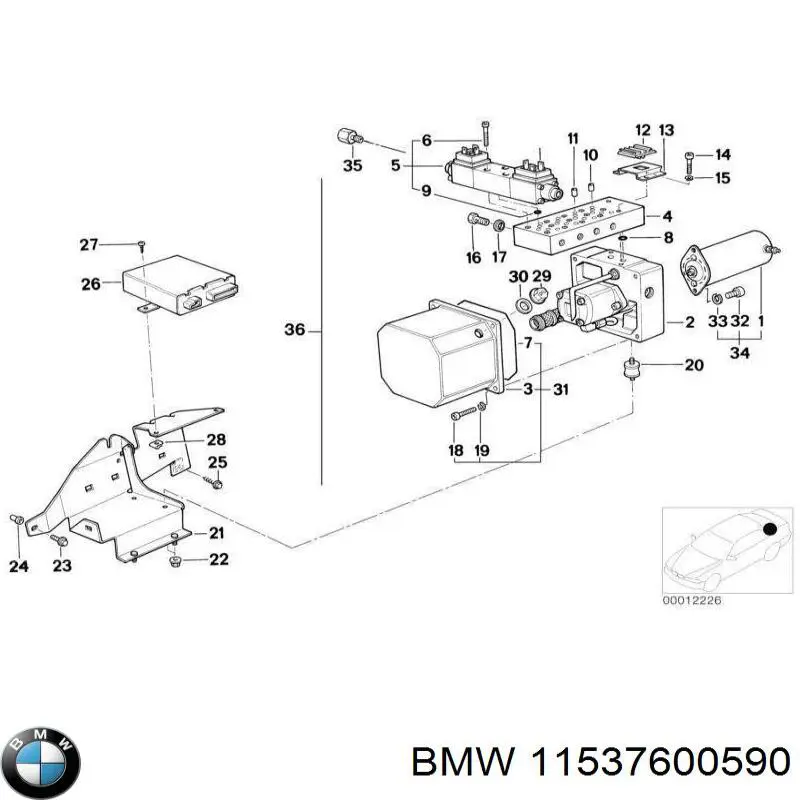  11537600590 BMW