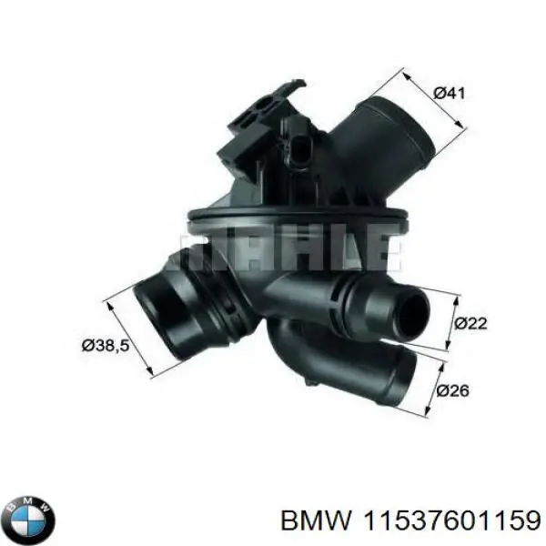 Автомобільний термостат BMW 11537601159 ціна, від 25.34 USD