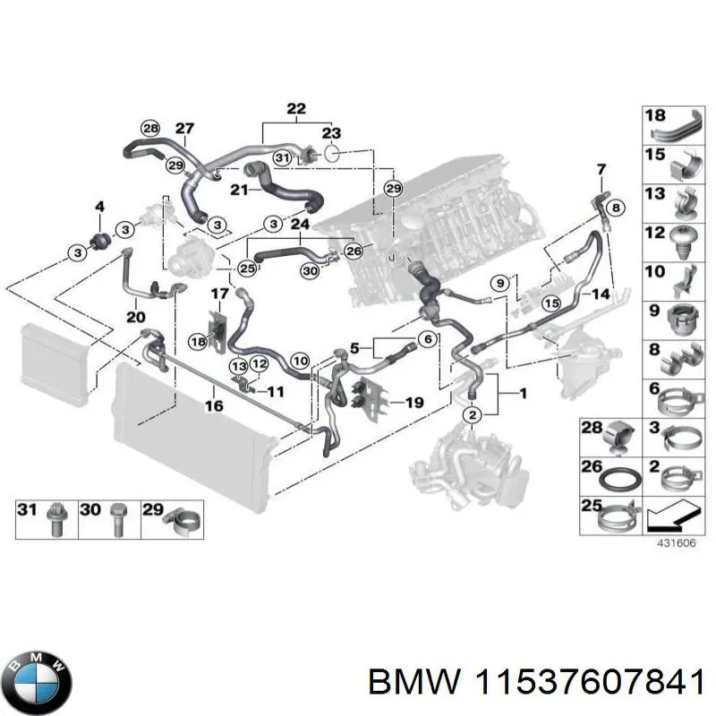  BMW 11537607841 ціна, від 12.53 USD