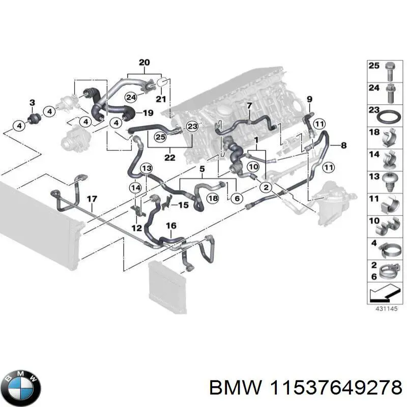 11537649278 BMW 