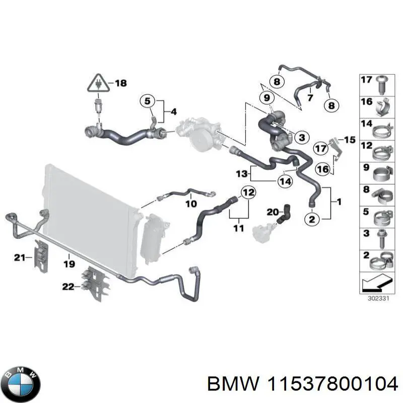  BMW 11537800104 ціна, від 20.12 USD
