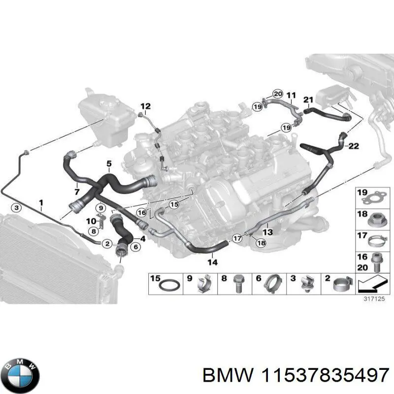 Купити 11537835497 BMW 