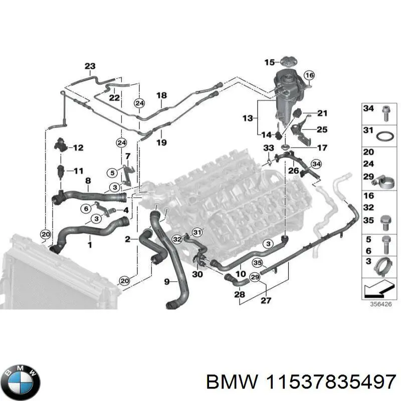  11537835497 BMW