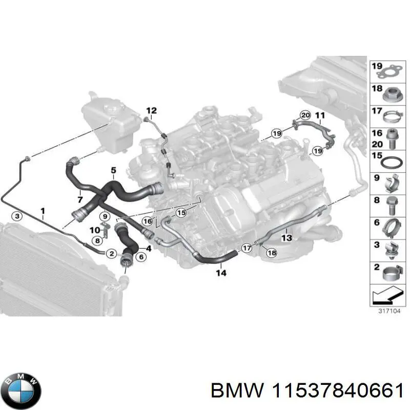 11537840661 BMW 