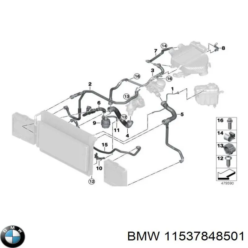  BMW 11537848501 ціна, від 149.54 USD