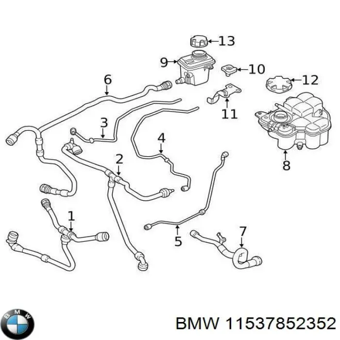  BMW 11537852352 ціна, від 58.58 USD